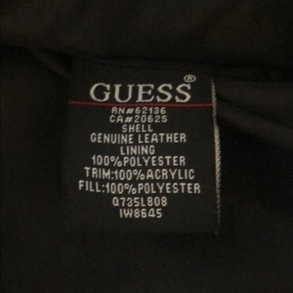 Guess Leather Jacket - image 8